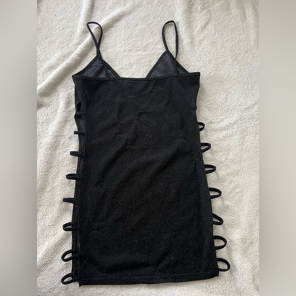 Black Strappy Dress - Picture 2 of 3